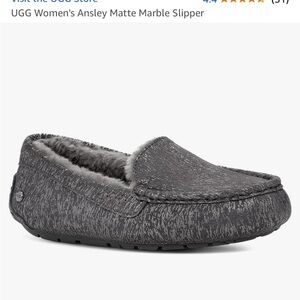 Ugg Women’s Ansley Matt Marble Slippers - Grey -Size 9
